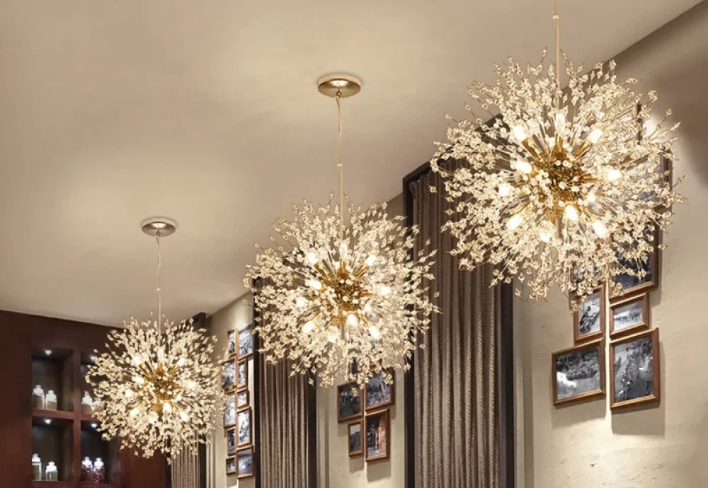 contemporary crystal chandelier